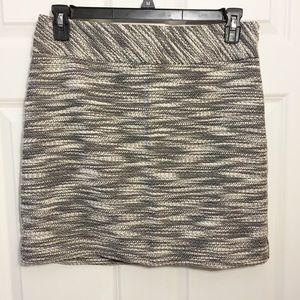 Loft black and white pencil skirt NWT